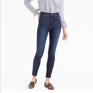 J. Crew 10" Highest-Rise Toothpick Jean